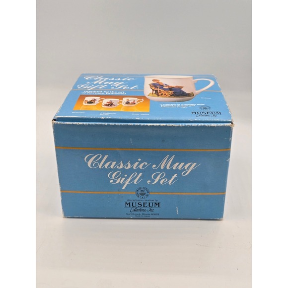 NIB Norman Rockwell Inspired Mug Set - Picture 4 of 8